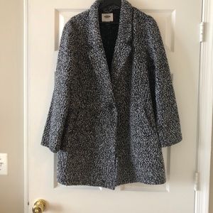 Old Navy Salt and Pepper Coat